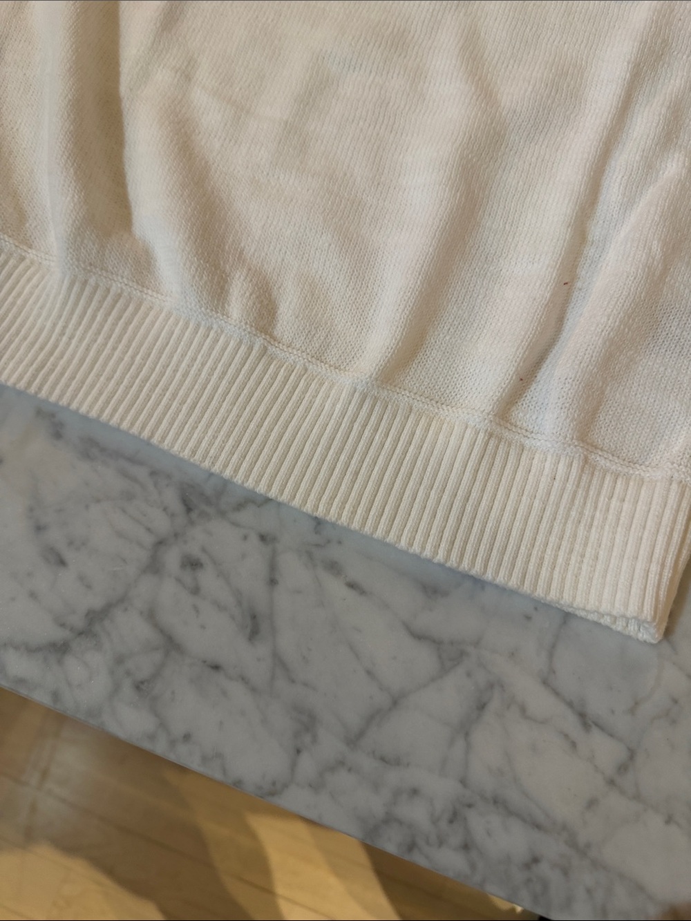 Banana Republic White Crewneck Short-Sleeve Sweater - Picture 5 of 5
